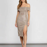 Vestido Midi Celeste