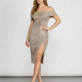 Vestido Midi Celeste