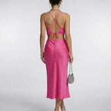 Vestido Midi Celeste