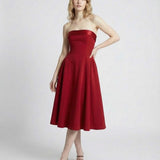 Vestido Midi Celeste