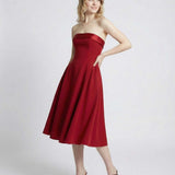 Vestido Midi Celeste