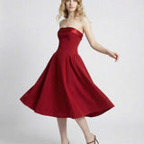 Vestido Midi Celeste
