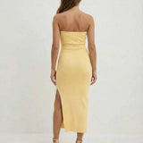 Vestido Midi Celeste