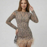 Vestido Mini Celeste