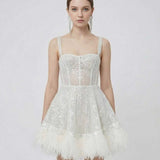 Vestido Mini Celeste