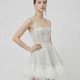 Vestido Mini Celeste