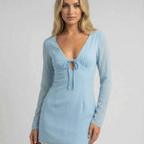 Vestido Mini Celeste