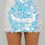 Falda Mini Celeste