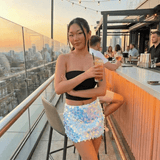 Falda Mini Celeste