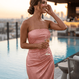 Vestido Largo Champagne
