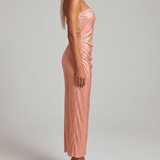 Vestido Largo Champagne