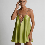 Vestido Mini Chartreuse