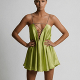 Vestido Mini Chartreuse