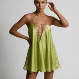 Vestido Mini Chartreuse