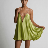 Vestido Mini Chartreuse