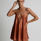 Vestido Mini de Cobre