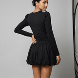 Vestido Mini Elara Negro