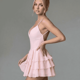 Vestido Mini Isolde Rosa