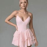 Vestido Mini Isolde Rosa