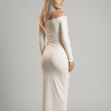 Vestido Maxi Marfil