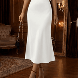 Falda Midi Luna Blanca