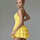 Vestido Mini de Caléndula Amarillo