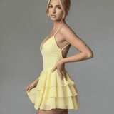 Vestido Mini de Caléndula Amarillo
