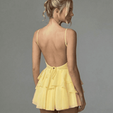 Vestido Mini de Caléndula Amarillo
