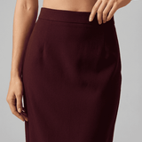 Falda Maxi Merlot Burdeos