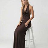 Vestido Maxi Mocha