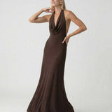 Vestido Maxi Mocha
