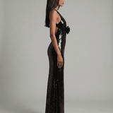 Vestido Maxi Noiré Negro