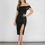 Vestido Midi Noirelle