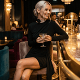 Vestido Mini de Ónix Negro