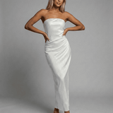 Vestido Maxi Perla Blanco