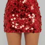 Mini Falda Flamenca Roja