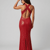 Vestido Maxi Escarlata