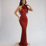 Vestido Maxi Escarlata