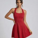 Vestido Mini Escarlata