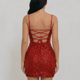 Vestido Mini Escarlata
