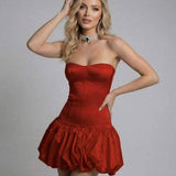 Vestido Mini Escarlata