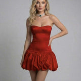 Vestido Mini Escarlata