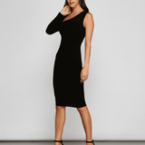 Vestido Midi Vega Negro
