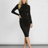 Vestido Midi Velouré