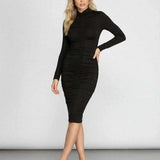 Vestido Midi Velouré