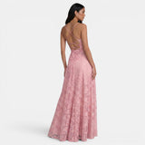 Vestido Mujer Ajustado Sin Espalda con Lazos