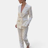 Conjunto Blazer y Pantalón Wide Leg para Mujer
