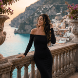 Vestido Maxi Nocturne Negro