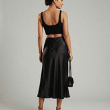 Falda Midi Noirelle Negra