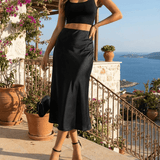 Falda Midi Noirelle Negra